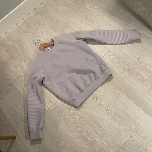 Lululemon City Sweat Crew *Spacer Iced Iris Lavender Purple size 6 - Picture 7 of 16